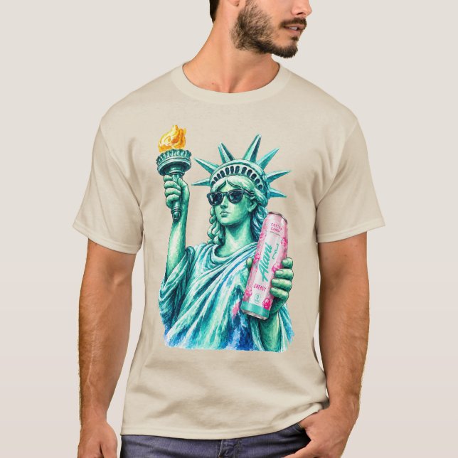Camiseta Bebida Energética de Algodón de Azúcar de la Estat (Anverso)