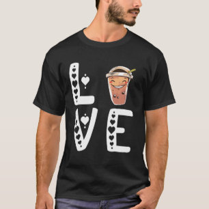 Camiseta Bebida favorita de Boba Pearl Tea Lover Tapioca Pe