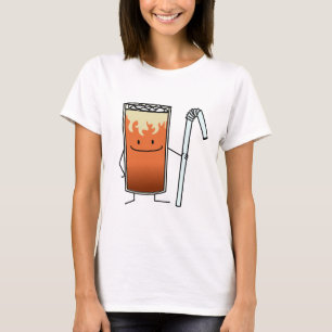 Camiseta Bebida feliz Tailandia del té helado tailandés y