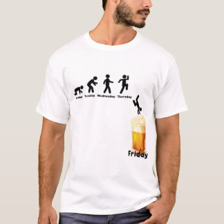 Camiseta Bebida Fiesta de Viernes de la Evolución de la Sem