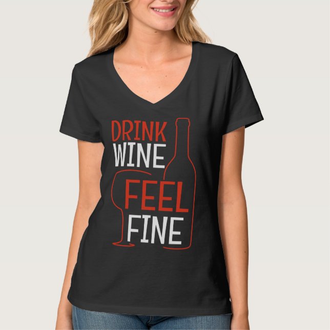 Camiseta Bebida Guay Wine Making Feeling Fine Wine (Anverso)