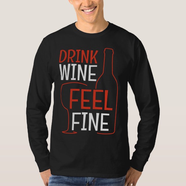 Camiseta Bebida Guay Wine Making Feeling Fine Wine (Anverso)