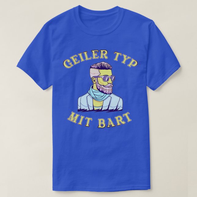 Camiseta Bebida Hipster Cuidado de la barba completa 2 (Diseño del anverso)
