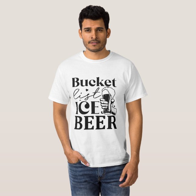 Camiseta Bebida Ice Lista Bucket (Anverso completo)