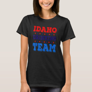 Camiseta Bebida Idaho Equipo Estado Orgullo Cerveza Bebida