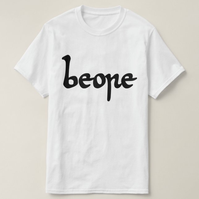 Camiseta Bebida inglesa antigua (Diseño del anverso)