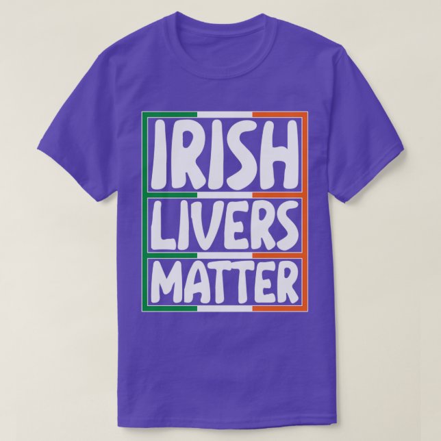 Camiseta Bebida irlandesa por cita divertida del Día de los (Diseño del anverso)
