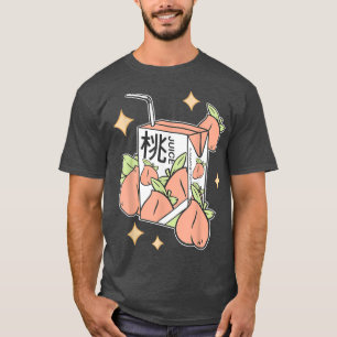 Camiseta Bebida japonesa de jugo de menta Kawaii Manga Anim