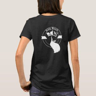 Camiseta Bebida King&Queen en negro