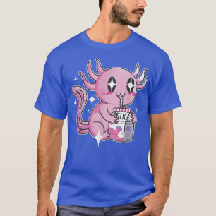 Camiseta Bebida láctea Axolotl Kawaii Cute Japón