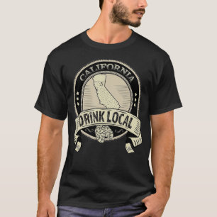 Camiseta Bebida local California Craft Beer Cali Breweries