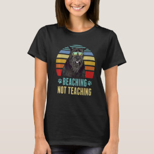 Camiseta Bebida, no enseñanza, verano del perro Schnauzer