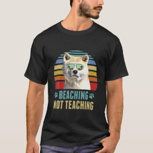 Camiseta Bebida, no enseñar el verano al profesor de Perro 