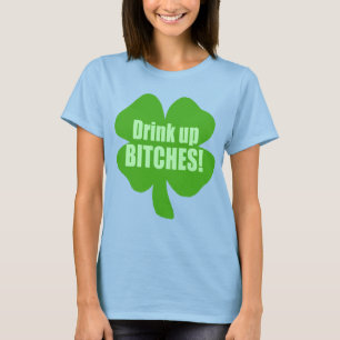 Camiseta Bebida para arriba el el día de San Patricio