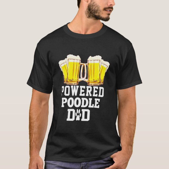 Camiseta Bebida Poodle Dad (Anverso)