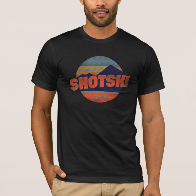 Camiseta Bebida retro de Guay "Shotski Bozeman" (Anverso)
