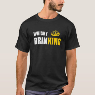 Camiseta Bebida sabrosa El Rey Crown Gracioso Día Bar de be