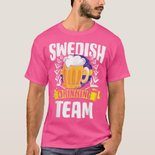 Camiseta Bebida sueca Bandera Sverige Swedes Beer 