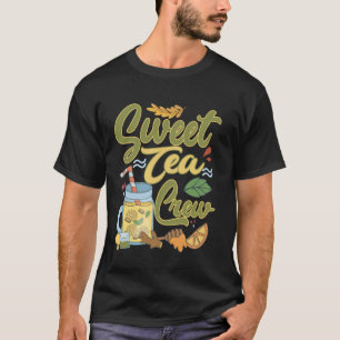 Camiseta Bebida Té helado Dulce Té Crew