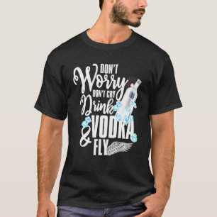 Camiseta Bebida Vodka Mosca Alcohol Tee de bebida