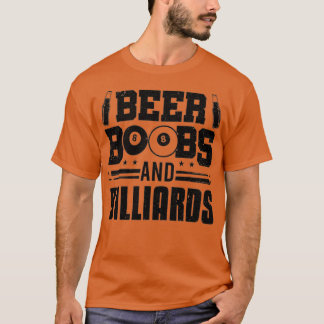 Camiseta Bebida Y Billiards Pool Player Billiards Player