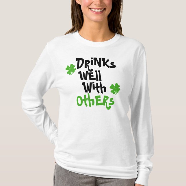 Camiseta Bebidas bien con otras (Anverso)