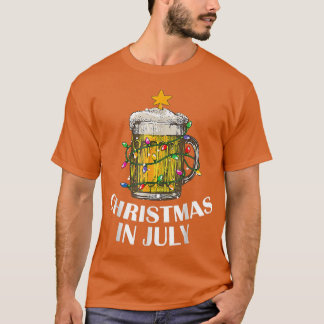Camiseta Bebidas de cerveza divertidas luces de árbol de Na