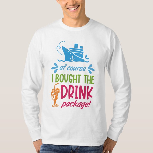 Camiseta Bebidas de crucero (Anverso)