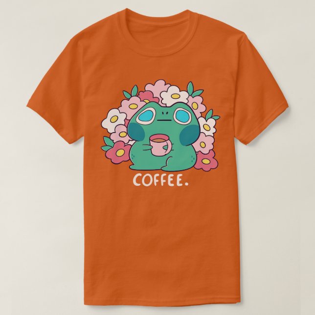 Camiseta Bebidas de rana Café (Diseño del anverso)