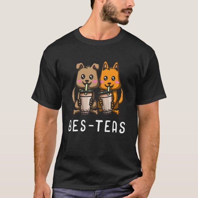 Camiseta Bebidas de té a base de leche Bubble Fanatic Dog T (Anverso)