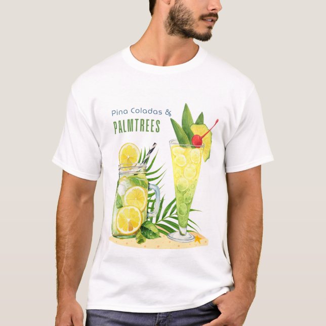 CAMISETA BEBIDAS DE VERANO (Anverso)