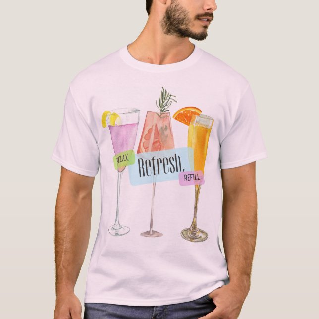 CAMISETA BEBIDAS DE VERANO (Anverso)