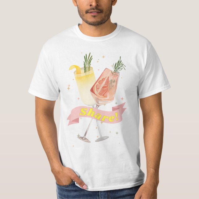 CAMISETA BEBIDAS DE VERANO (Anverso)