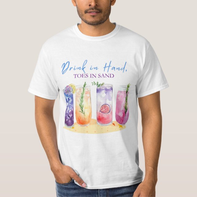 CAMISETA BEBIDAS DE VERANO (Anverso)