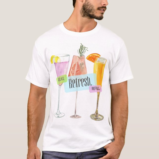 CAMISETA BEBIDAS DE VERANO (Anverso)
