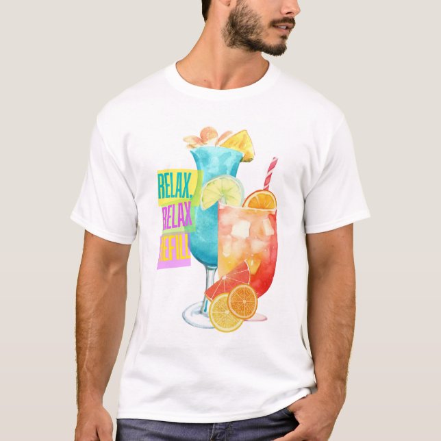 CAMISETA BEBIDAS DE VERANO (Anverso)