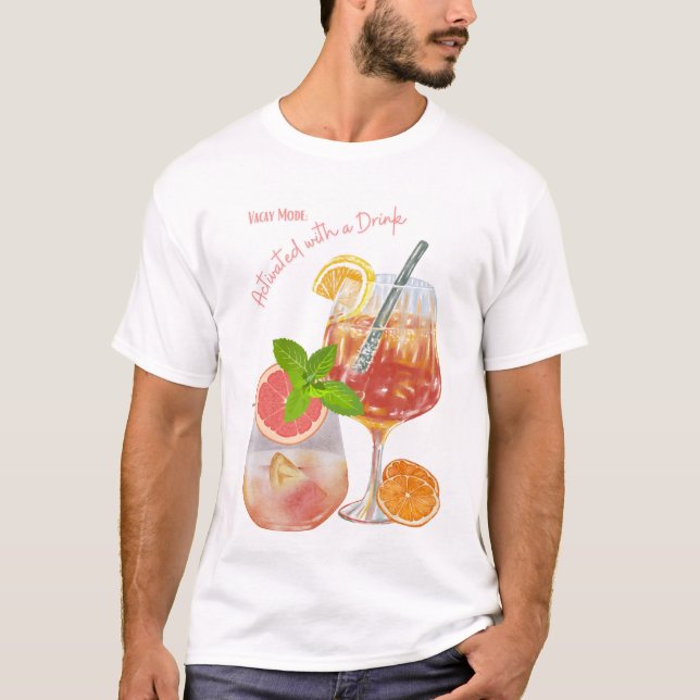 CAMISETA BEBIDAS DE VERANO (Anverso)