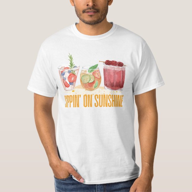 CAMISETA BEBIDAS DE VERANO (Anverso)