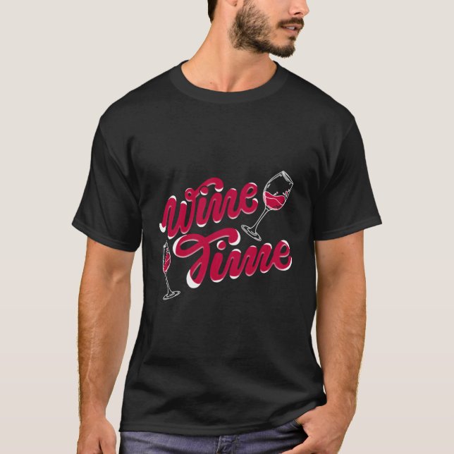 Camiseta Bebidas de vino (Anverso)