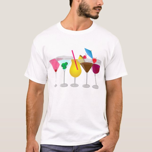 Camiseta Bebidas del fiesta (Anverso)
