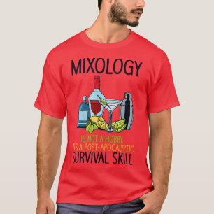 Camiseta Bebidas en bar de cocteles del Mixólogo del Barten