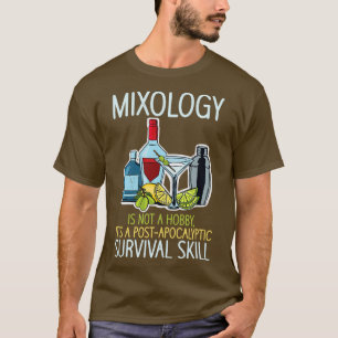 Camiseta Bebidas en bar de cocteles del Mixólogo del Barten