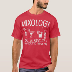 Camiseta Bebidas en bar de cocteles del Mixólogo del Barten
