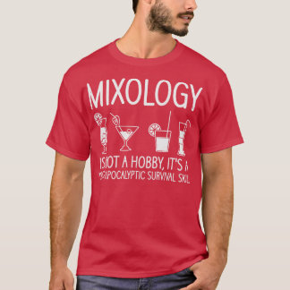Camiseta Bebidas en bar de cocteles del Mixólogo del Barten