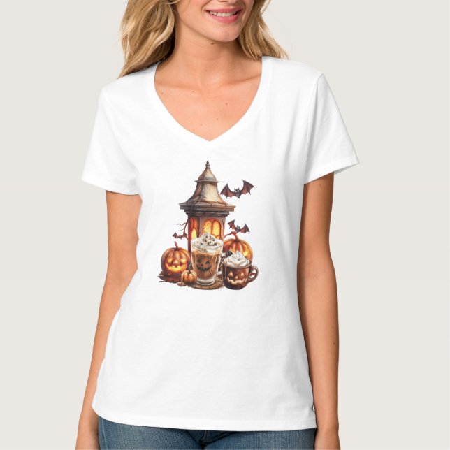 Camiseta Bebidas Especiales de Halloween (Anverso)