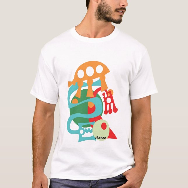 Camiseta Bebidas espirituosas pacíficas (Anverso)