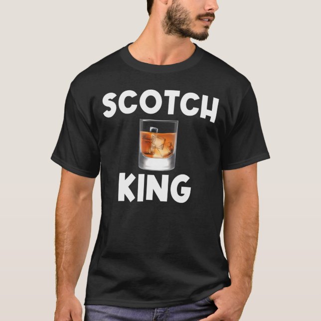 Camiseta Bebidas Scotch Para Hombres Scotch Whiskey (Anverso)