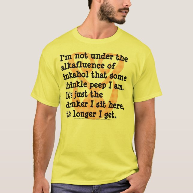 Camiseta "Bebido" por el cerero de Clara (Anverso)