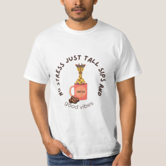 Camiseta “Bebiendo alto, estresando poco.”