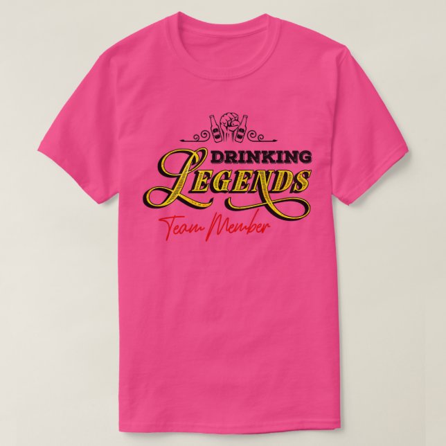 Camiseta Bebiendo cerveza de leyendas (Diseño del anverso)